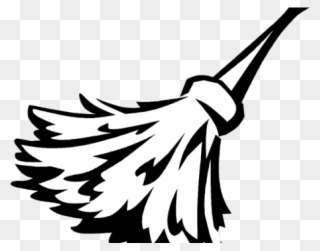 Dust Clipart Broom Sweeping - Png Download