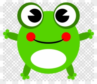 Baby Frog Cartoon Clipart Frog Clip Art - Frog Animation - Png Download