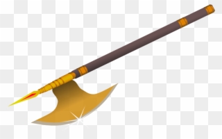 Ancient- Axe Free Vector - Png Of Weapons Clipart