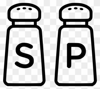 Download Salt And Pepper Icon Clipart Condiment Computer - Pepper Shaker Clip Art - Png Download