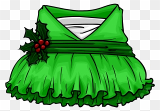 Elf Clipart Dress - Club Penguin Christmas Clothes - Png Download