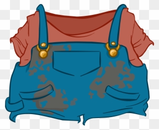 Train Engineer Outfit Icon - Club Penguin Overalls Clipart