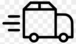 Truck Delivery Shipping Package - Free Delivery Icon Png Clipart