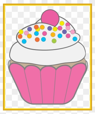 Image Freeuse Stock Cake Pop Clipart - Birthday Cupcake Clip Art - Png Download