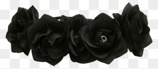 Black Flower Crown Png Clipart