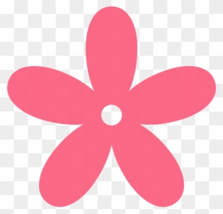 Cute - Light Pink Flower Clipart - Png Download