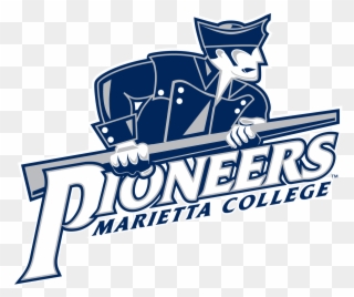 Mc Brand Guide Pioneers With Mascot - Marietta College Football Logo Clipart