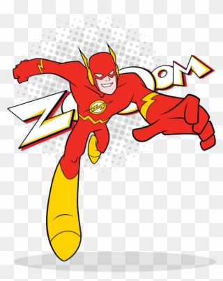 Flash Clipart Superhero Character - Dc Super Friends Flash - Png Download