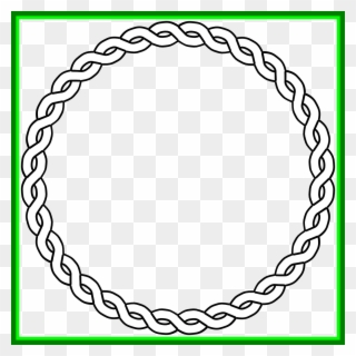 Nautical Clipart Black And White - Circular Border - Png Download