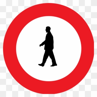 Road Svg Silhouette Clip Art Royalty Free Library - Traffic Sign - Png Download