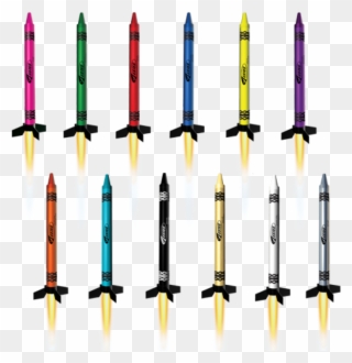 Estes Color The Sky Bulk Rocket Kit - Model Rocket Colors Clipart