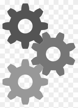 Transparent Gear Cog Clipart Black And White Download - Settings Icon - Png Download