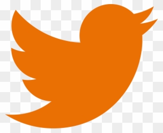 Twitter Logo Png Images Free Download - Orange Twitter Logo Png Clipart