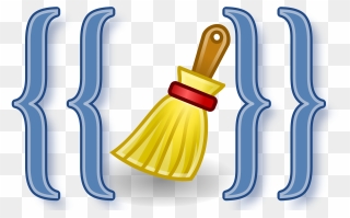 Template Cleanup Icon - Code Cleanup Clipart