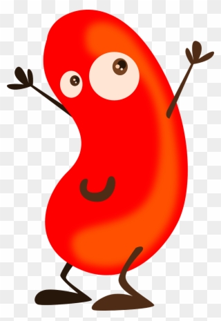 Jelly Beans Clipart Bean Seed - Cartoon Lima Beans - Png Download
