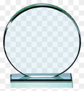 Circle Acrylic Glass Awards Recognition - Circle Clipart