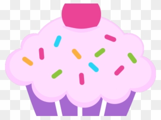 Jelly Bean Clipart Purple - Cute Cupcake Png Transparent Png