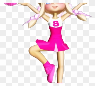 Barbie Clipart Cheerleader - 7th Birthday Cheerleader Card Greeting Cards - Png Download