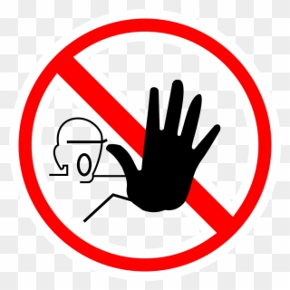 Dont Pick Flowers Sign Clipart