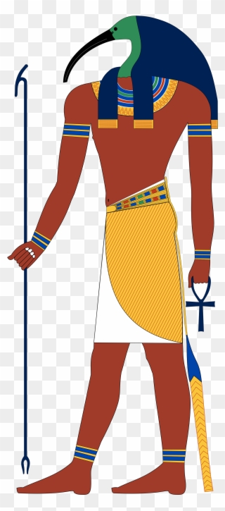 Iiii Clipart Headed Dog - Thoth The Egyptian God - Png Download