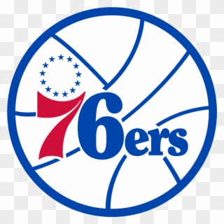 History Of All Logos - Philadelphia 76ers Logo Png Clipart