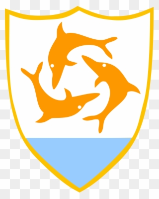Anguilla Coat Of Arms Clipart