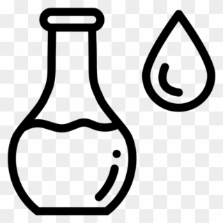 Oil Content - Laboratory Flask Clipart