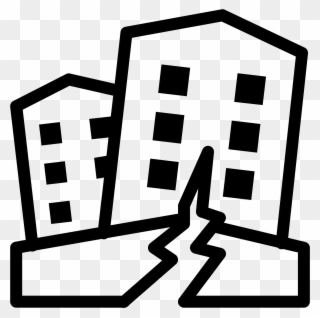 This Icon Represents An Earthquake - Icons For Earthquake Clipart
