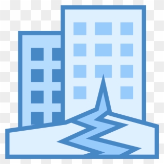 This Icon Represents An Earthquake - Natural Disaster To Computer Clipart