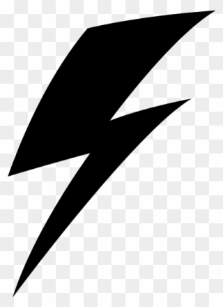 Thunder Rubber Stamp - Zeus Lightning Bolt Logo Clipart