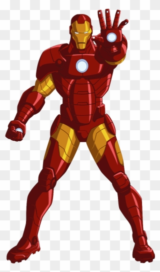 Iron Spiderman Clipart Vector - Iron Man Cartoon Avengers - Png Download