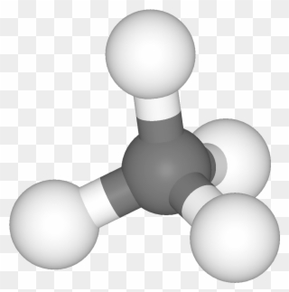 Model Of A Methane Molecule - Methane Png Clipart