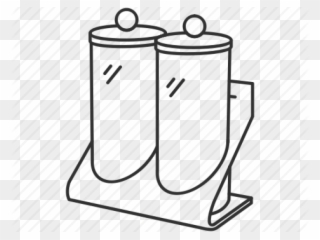 Container Clipart Spice Jar - Spice Rack Png Icon Transparent Png