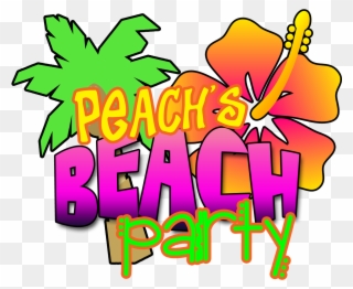 Peach's Beach Party Clipart