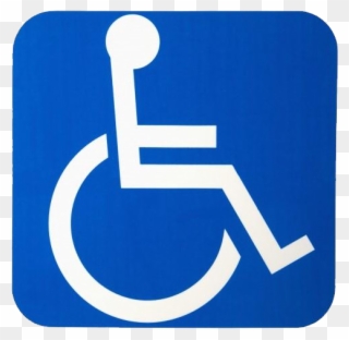 Braille Men Restroom Sign - Handicapped Symbol Clipart