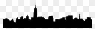 Generic City Skyline Silhouette Png Clipart