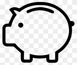 Png File - Icon Piggy Bank Png Clipart