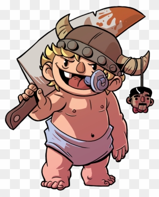 5 Nov - 5 Minute Dungeon Baby Barbarian Clipart