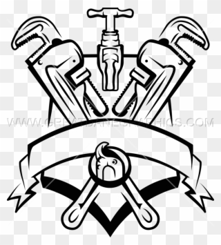 Banner Plumbers Crest Production Ready Artwork For - Library Clipart