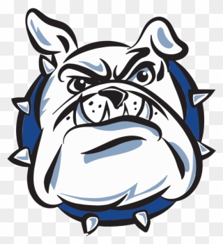 Jefferson Traditional School - Logo Anjing Bulldog Vector Clipart