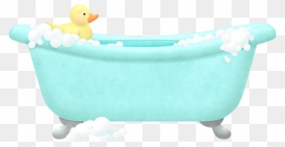 Explore Clipart Boy, Cleanses And More - Bath Tub Clip Art - Png Download