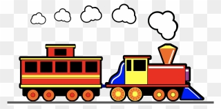 Toy Train - Toy Train Long Clipart - Png Download