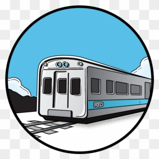 Railroad Clipart Train Ride - Rtd A Line Denver - Png Download