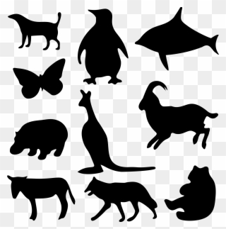 Animal Silhouettes 1 Optimized Icons Png - Animal Silhouette Clipart