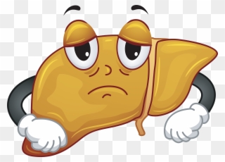 Sadness Clipart Wrong Answer - Sick Liver - Png Download