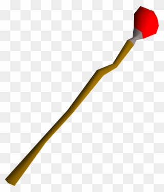 A Mystic Fire Staff Is The Most Powerful Fire Elemental - Staff Runescape Clipart