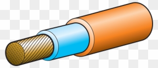 250a 35mm Double Insulated Welding Cable Orange (nitrile) Clipart