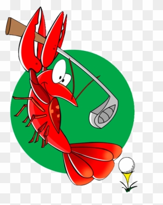 Crawfish Clipart Happy - Crawfish Golf Tournament - Png Download