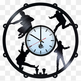 The Beatles Handmade Vinyl Record Wall Fan Clipart