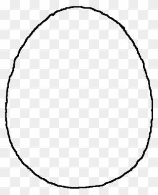 Pixilart Egg Base By Clipart Black And White Download - Easter Egg Template Png Transparent Png
